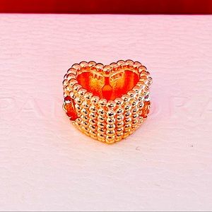 Authentic pandora rose gold charm 💜❤️🤍💜❤️🤍